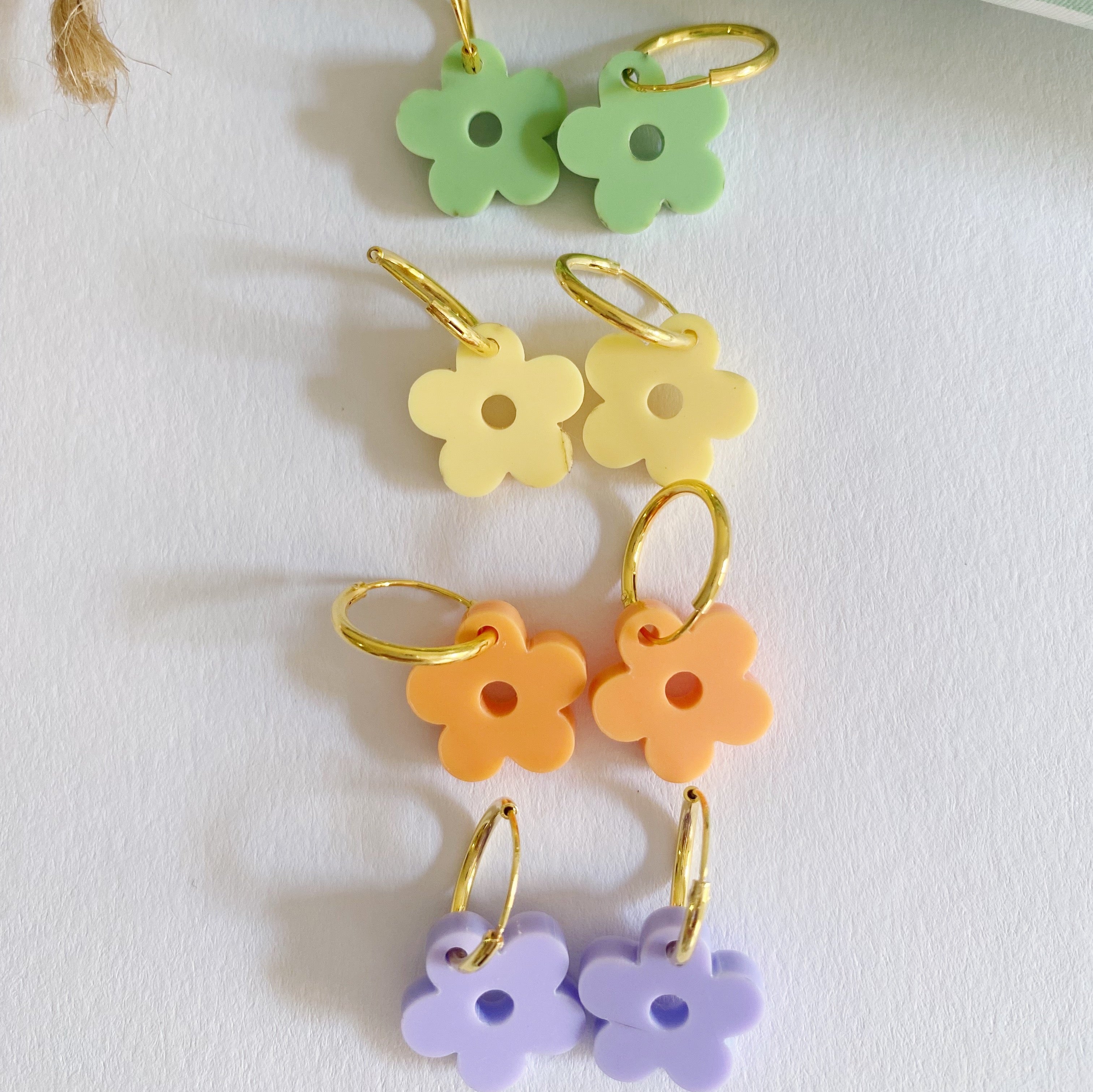 Pendientes flor mini